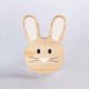 Handcrafted Pine Wood Rabbit Face Knob